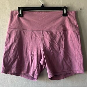 Lululemon Mauve Pink Biker Shorts Size 14